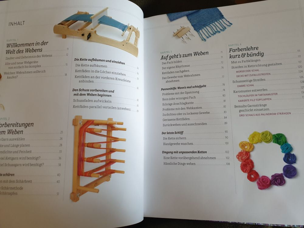 Livre Tissage : Le travail standard pour les métiers à peignes à portes (en allemand)
