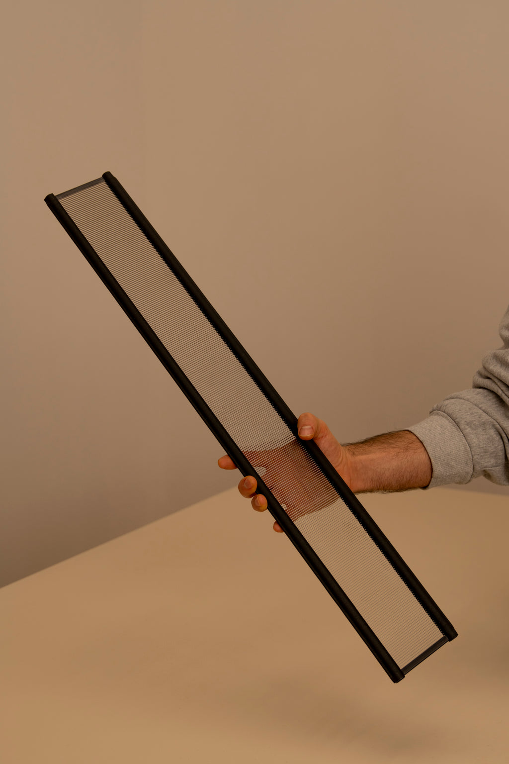 Peigne à tisser en inox réalisé sur mesure