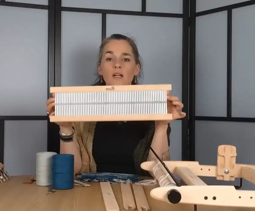 Cours vidéo en ligne : Tisser sur un métier à tisser à anche pour les débutants absolus