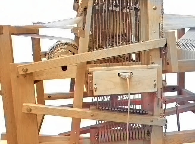 Leclerc Weavebird – Detailansicht Steuereinheit und Schäfte