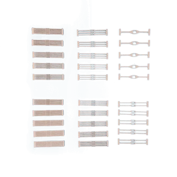 Segments pour rigid heddle Lojan Flex (segments de peigne) - Lot de 5 pour 10 cm