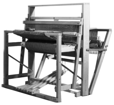 Leclerc Artisat 36" 4-Schaft Bodenwebstuhl, Frontansicht