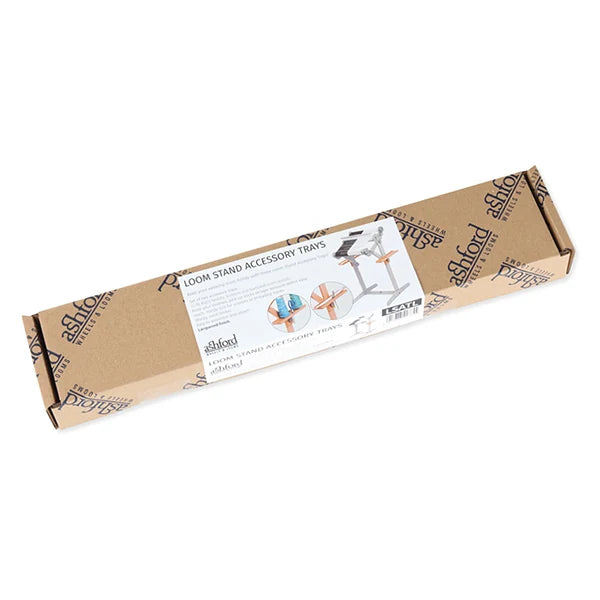 Originalverpackung der Ashford Ablagen für Webrahmen-Ständer