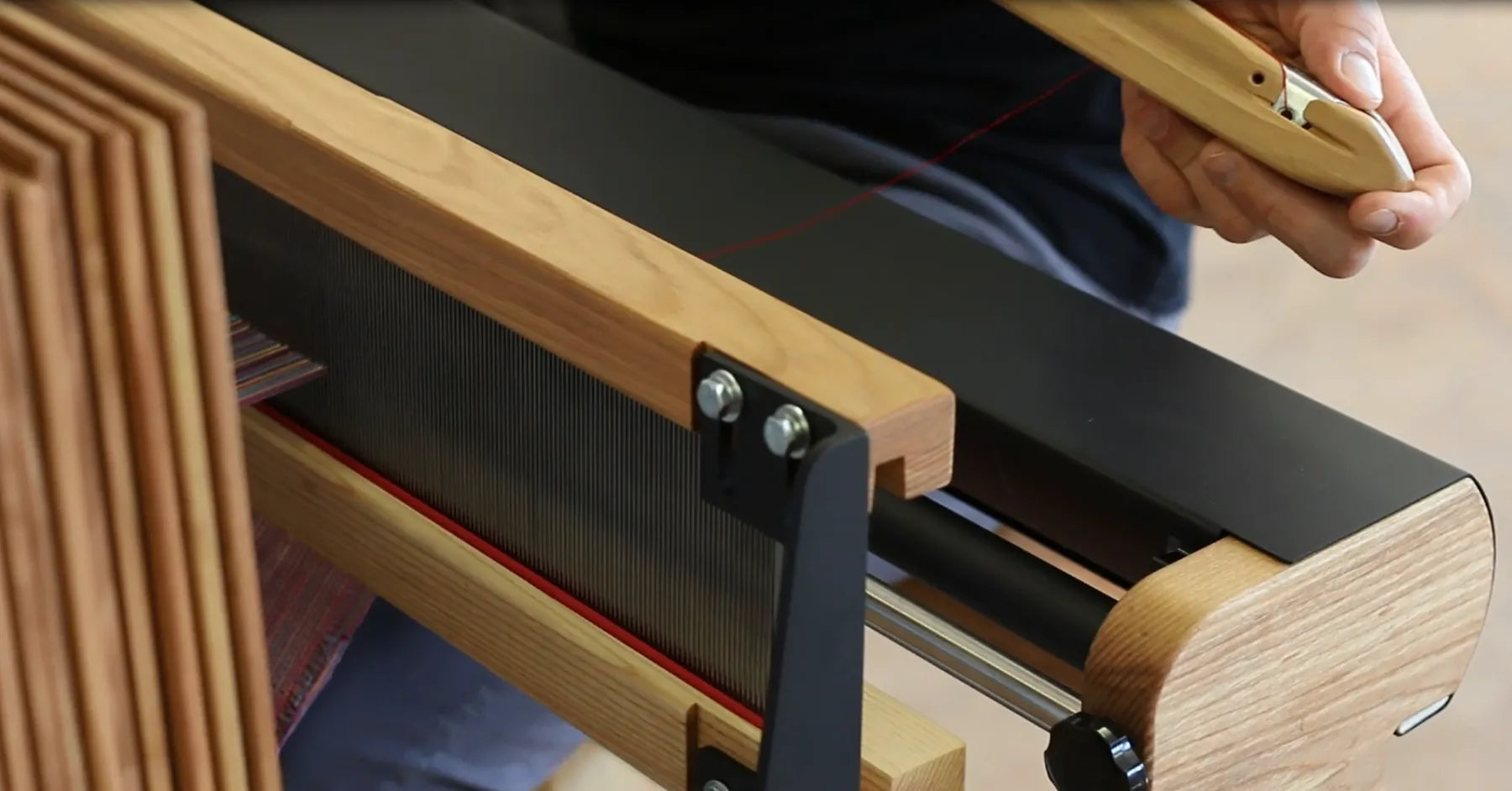 AVL K-Series Webstuhl – Kettenbaum Sektional Detail