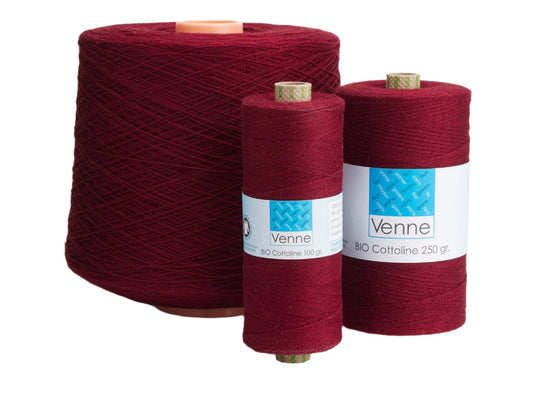 Cotton Nm 40/2 in 38 shades, mercerized
