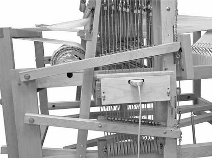 Leclerc Weavebird Dobby-Webstuhl Detailansicht Schaftmechanik