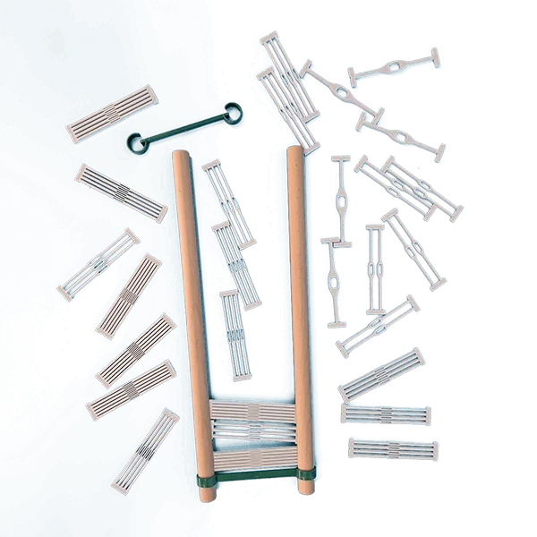 zusätzlicher leerer Webkamm-Rahmen von Lojan für Rigid Heddle Flex mit Segmenten